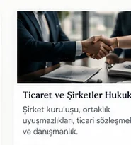 Ticaret & Şirketler Hukuku temsili görseli